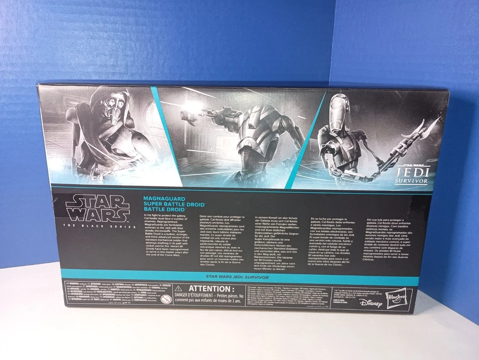 Star Wars Black Series Gaming Greats Jedi Survivor 6” Figura Droides Paquete de 3 NUEVO Foto 2 de 2