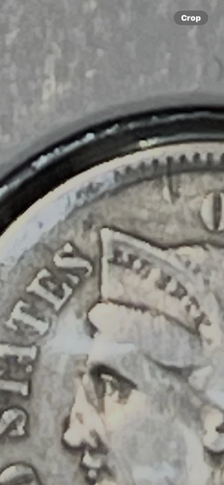 1865 Three Cent Coin With Errors - Image 3 of 4