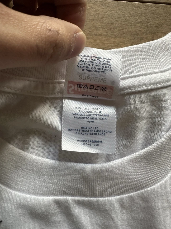 Authentic Supreme Shanghai Box Logo T Shirt Size M - Image 4 of 4