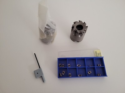 2 Stck. Sumitomo Messerkopf WEX1032F  Ø32 Z8 & 20 Wendeschneidplatten NEU