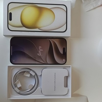 Apple iPhone 15 256GB Gelb Modell A3090 Herstellernummer MTP83ZD/A, 88%,OVP