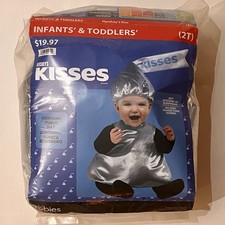 Hershey's Kisses Tunic Hershey Kiss Baby Infant Toddler Costume 2T Months NWT