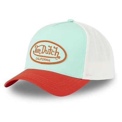 Von Dutch Originals Trucker Cap Poly türkis/orange Kappe 