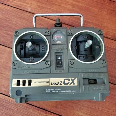 JR Propo 2 Channel RC Land Boat Radio Control Beat2 System T2C-2S CX PCM Vtg 2