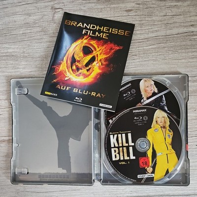 Kill Bill Vol. 1 + 2 , Steelbook , 2x Bluray, Quentin Tarantino, Uma Thurman