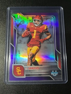 Eli Sanders - Bowman University 2025 - USC - 1st - Purple - /75 - !Scratches!