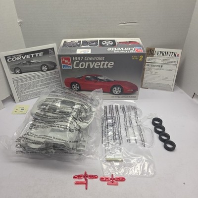 AMT '97 Chevrolet Corvette 1:25 scale Kit #8327 Factory Bagged Parts
