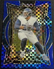 J.C. Latham 2024 Panini Select #11 Concourse Blue Checker Prizm Rookie /249