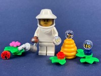 Lego® Imker Biene KäFer Bienenstock Volk Pflanze Blume Honig Garten Stock Wald