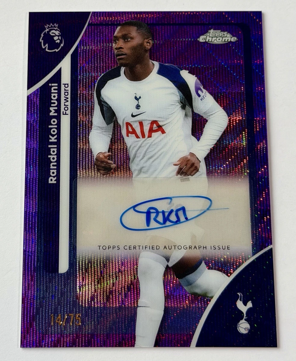 Topps Soccer Tottenham Hotspur Autographed Sports Trading Cards