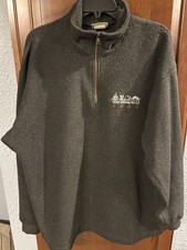 Vintage Walt Disney World 2000 Jacket Adult Size Large Black Fleece 1/4 Zip USA