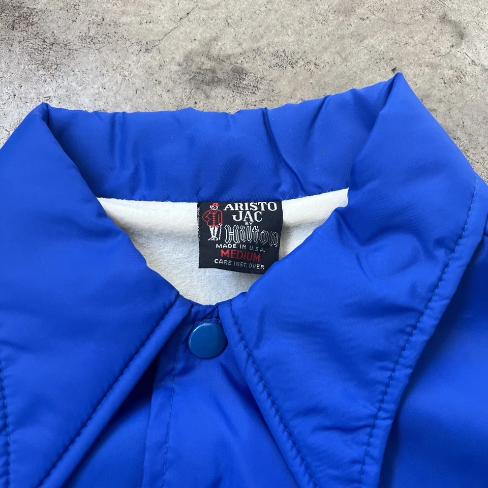 Vintage 70s aristo jac hilton satin style jacket medium the ice man green bay wi - Image 3 of 4