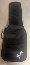 Fender  Padded Electric Guitar Case Gig Bag Soft Shell Double Strap Black Nice 
