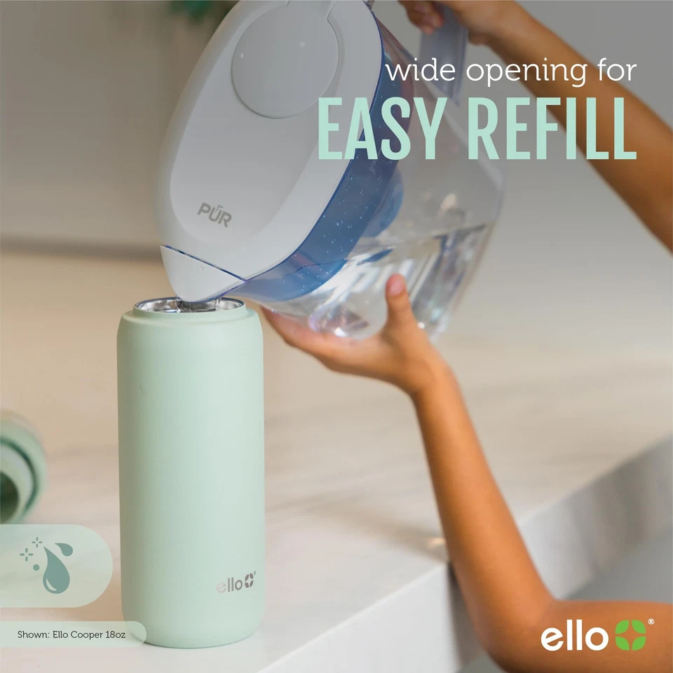 Cooper 22oz Stainless Steel Water Bottle with Straw and Carry Handle, Double ... - Image 2 of 4