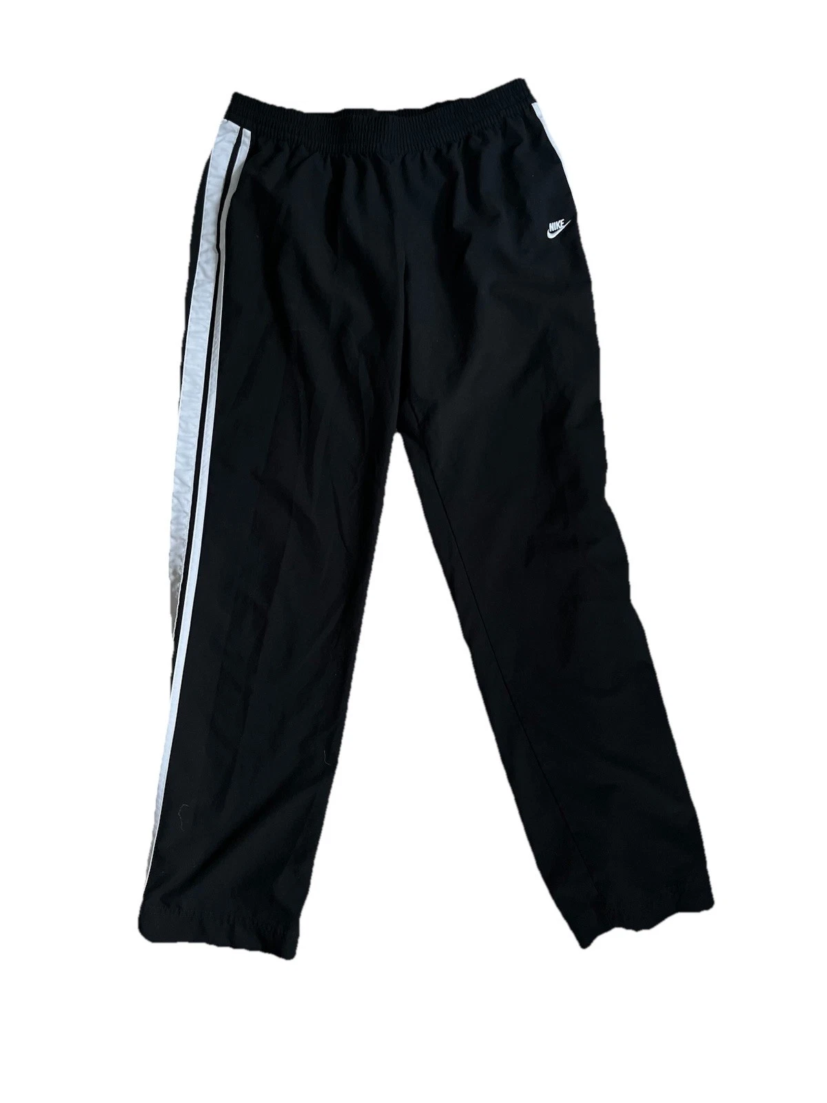 Vintage Y2K Nike Baggy Track Pants Men’s Size Large Wide Leg Striped Windbreaker