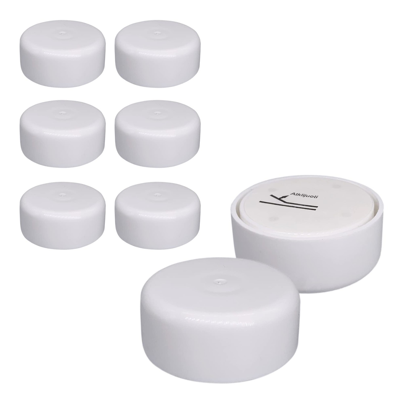 Pieds de meubles en plastique réglables de 55 mm pour stabiliser une table basse sur sol irrégulier