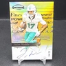 Jaylen Waddle 2024 Panini Contenders 1999 Speed AUTO Finesse Gold SP 4/25 TF1