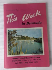 Vintage 1972 This Week In Bermuda Brochure cool ads