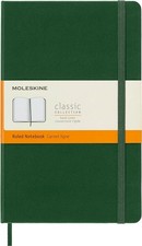 Notebook Large Ruled Myrtle Green Hard Cover 5 x 8.25 Inches