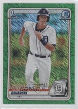 2020 Bowman Chrome Prospects Green Shimmer Refractor 96/99 Ulrich Bojarski 2u3