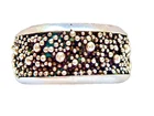 Vintage Sterling Silver  PEBBLE DESIGN BAND RING SIZE 8 3/4" BRUTALIST STLYLE