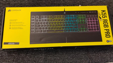 Corsair K55 RGB PRO Dynamic Backlighting Wired Gaming Keyboard Black, New, J1