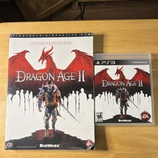 Dragon Age II PS3 -CIB T&W Game W/ New Sealed Strategy Guide PlayStation