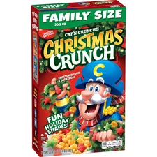 Cap'N Crunch Cereal Limited Edition Christmas Crunch, 20.5Oz Box