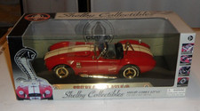 Red 1965 Shelby Cobra 427 S/C Shelby Collectibles 1:18 Diecast Car in Sealed Box