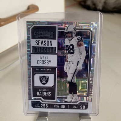 2023 CONTENDERS FOOTBALL - MAXX CROSBY - MOJO SEASON TICKET - RAIDERS