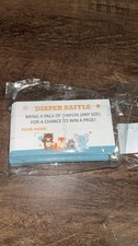 Diaper Raffle Tickets for Baby Shower   50 Pack Gender Neutral Baby Shower Game
