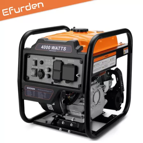 Portable Inverter Generator 4000W, Gas Powered, CO-Sensor, EPA Compliant, Lightw