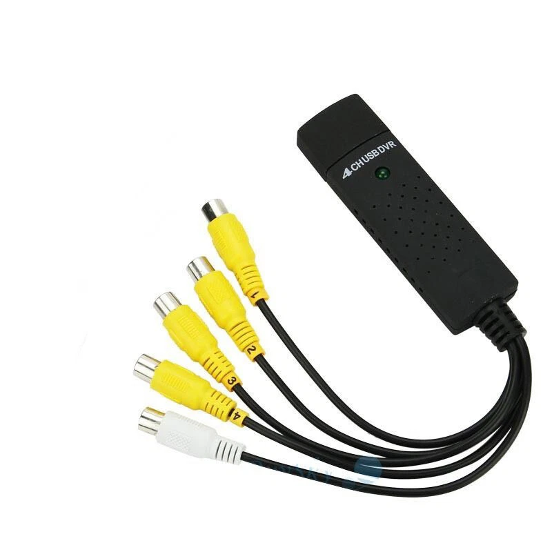 Easycap 4 Channel USB 2.0 TV DVD DVR Video Capture Adapter Card Audio Win7 8 - Image 4 of 4