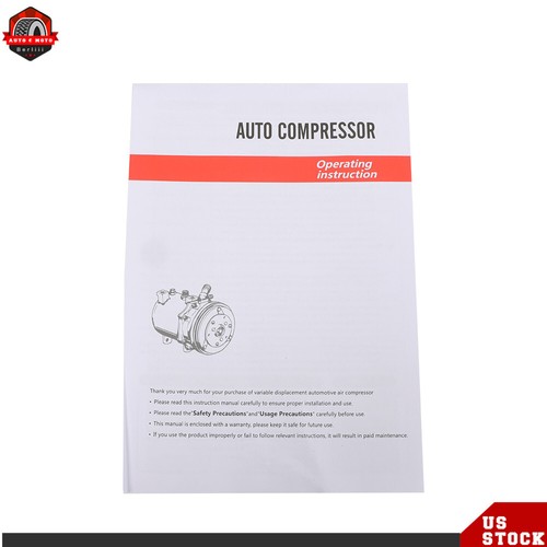For Mercedes-Benz E250 E300 E350 E400 2014 2015-2017 AC A/C Compressor W/ Clutch - Picture 7 of 9