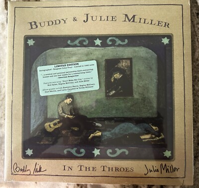 Buddy & Julie Miller In The Throes signed Seaglass vinyl brand new LP