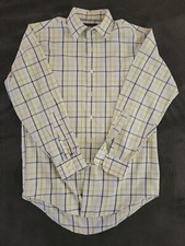 Brooks Brothers Long Sleeve Button Down Small Woven In Italy, Made In USA