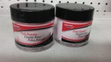 Lot of 2 super nail supernail systems Acrylic Pink Powder  0.75 Ounce ea.