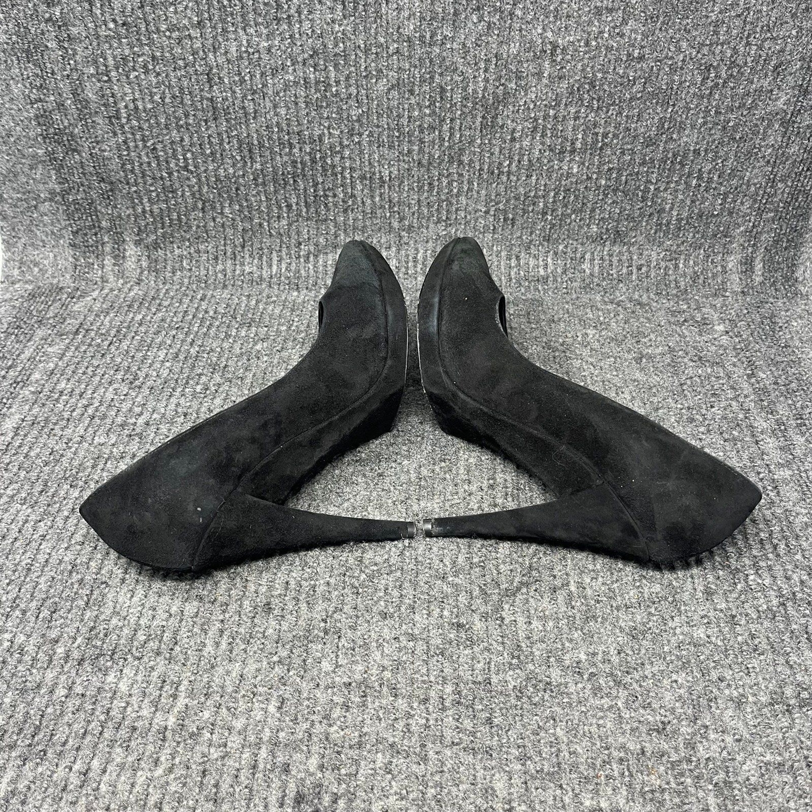 Saint Laurent YSL Janis Pumps Heels Black Suede Women’s Size 40 / US 9.5 thumbnail 5