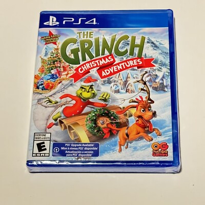 The Grinch Christmas Adventures PS4, PS5 Upgrade Holiday Edition 4 Postcard NEW