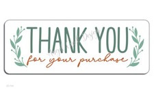 60 Pcs Thank You for Your Purchase Labels Envelope Seals Scrapbook Stickers