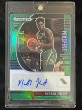 2020 Panini Prizm Draft Picks Prospect Green NATHAN KNIGHT Auto #PA-NK Knicks RC