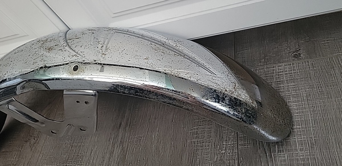 1975 Kawasaki S3 400 KH Front Fender Mount Bracket 35004-084 73 74