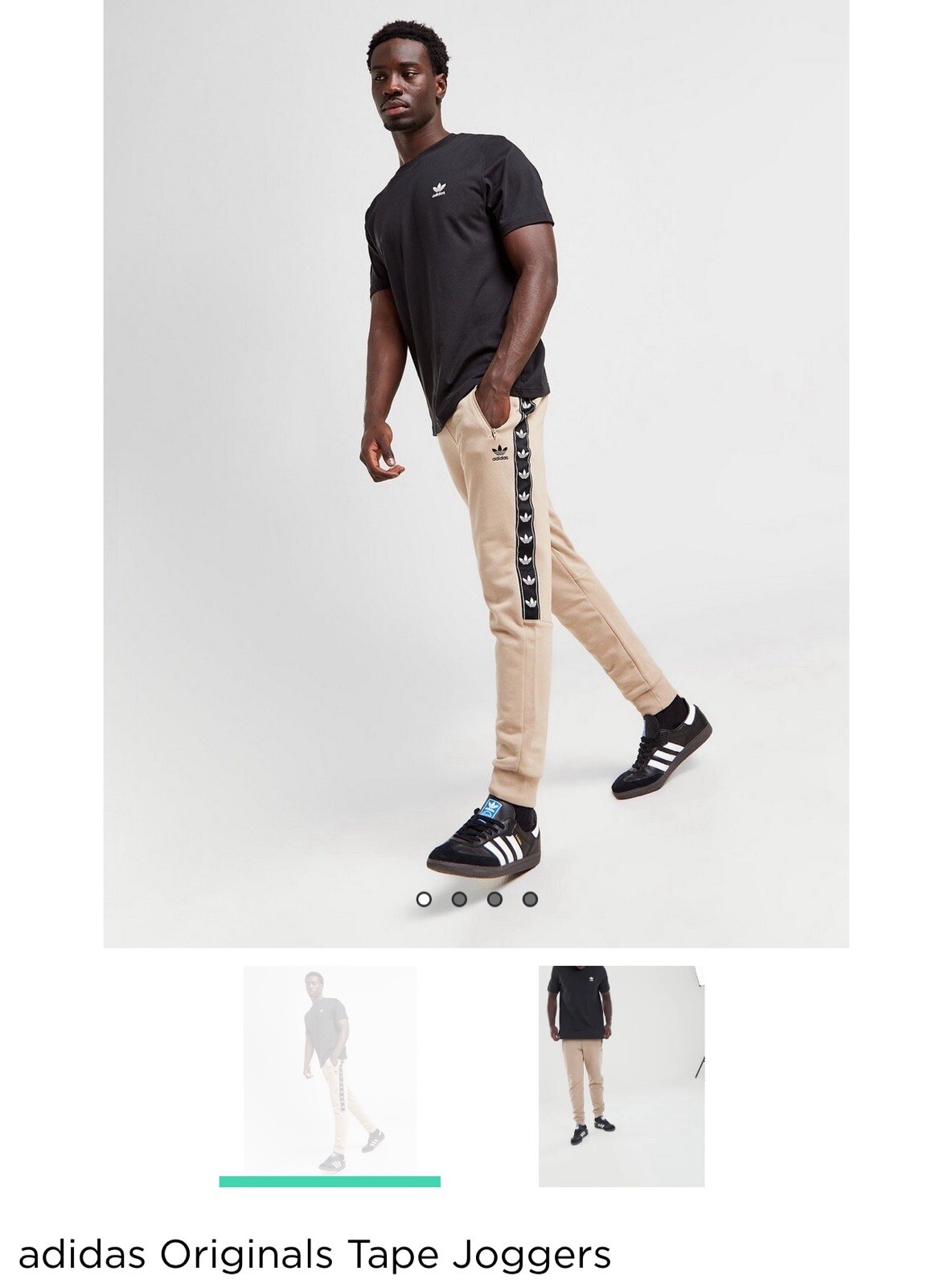 Adidas Ropa Deportiva Originales Mono Cinta Joggers Hombres Mujeres Pantalones Ropa Talla M