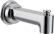 MOEN 4325 7 3/8 Greenfield Tub Spout with Diverter in Chrome Finish.