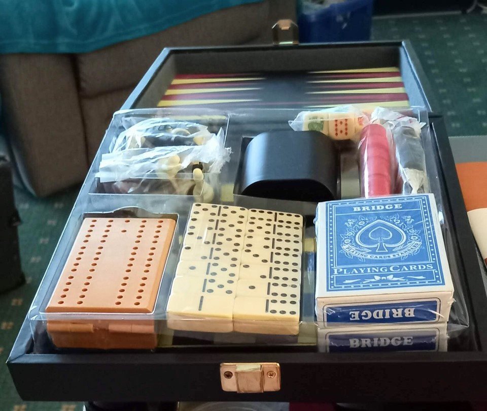 VOLVO. MULTI TRAVEL GAMES COMPENDIUM IN CASE UNUSED eBay