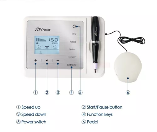 Artmex V9 Digital Pmu MTS System Touch Screen Permanent Tattoo Make up Machine - Picture 5 of 8