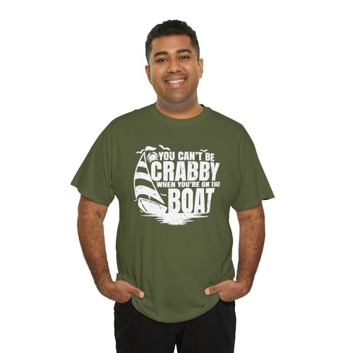 Can't Be Crabby on the Boat schweres Baumwoll-T-Shirt - Bild 105 von 193