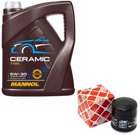 MotoröL Set 5W-30 5 Liter + ÖLfilter 32099 FüR Nissan Juke Renault Laguna Subaru