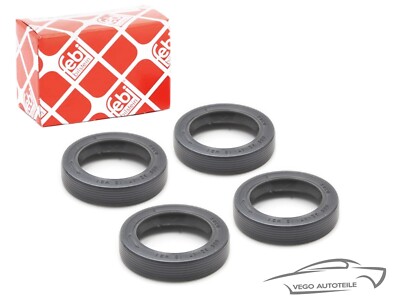 4x ORIGINAL FEBI Wellendichtring Nockenwelle Kurbelwelle Zwischenwelle Audi VW