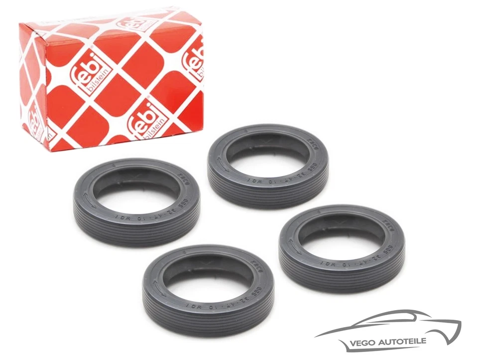 4x ORIGINAL FEBI Wellendichtring Nockenwelle Kurbelwelle Zwischenwelle Audi VW - Bild 1 von 2